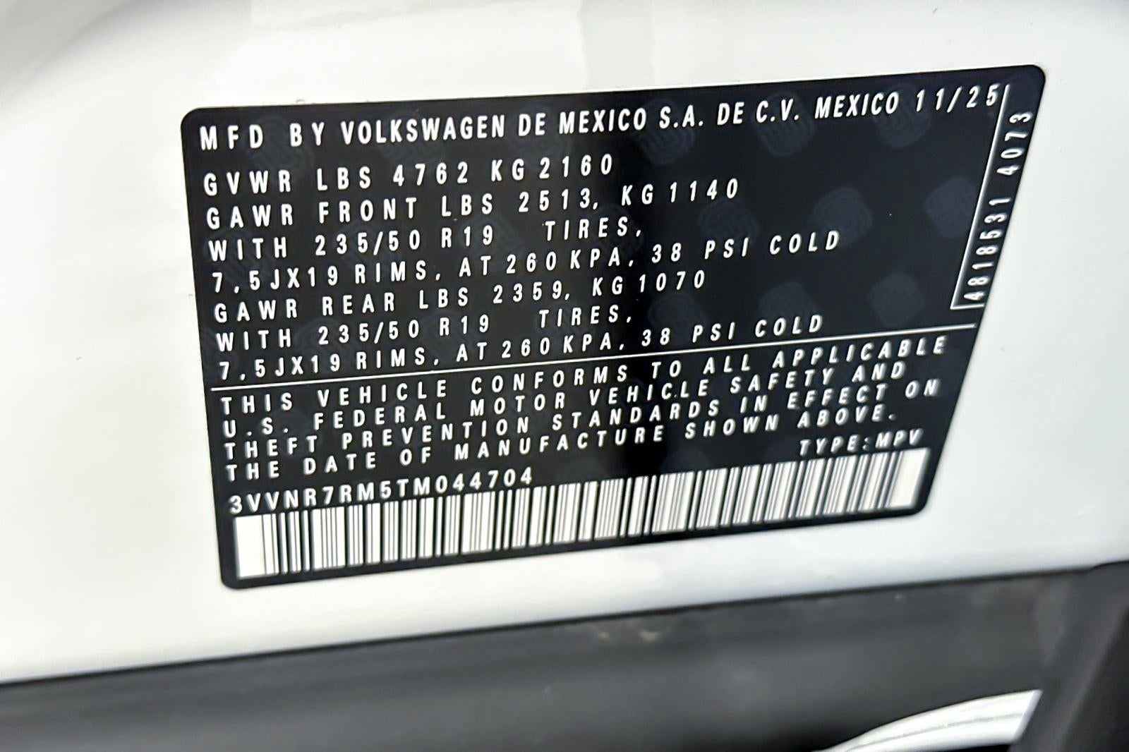 2026 Volkswagen Tiguan SE