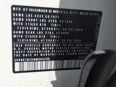 2022 Volkswagen Taos SE