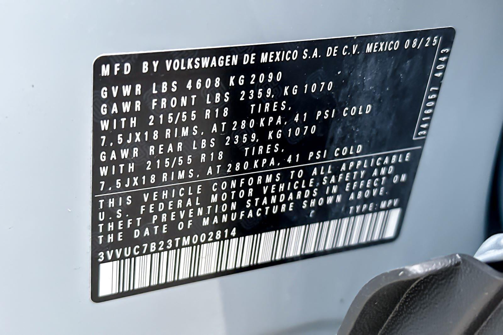 2026 Volkswagen Taos SE