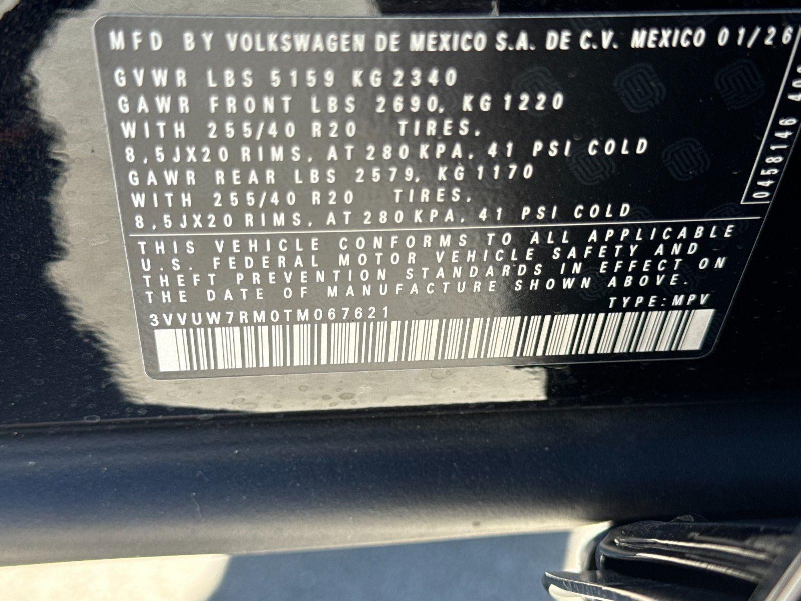 2026 Volkswagen Tiguan SEL R-Line Turbo