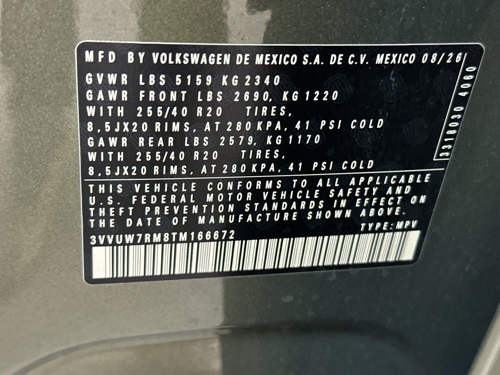 2026 Volkswagen Tiguan SEL R-Line Turbo