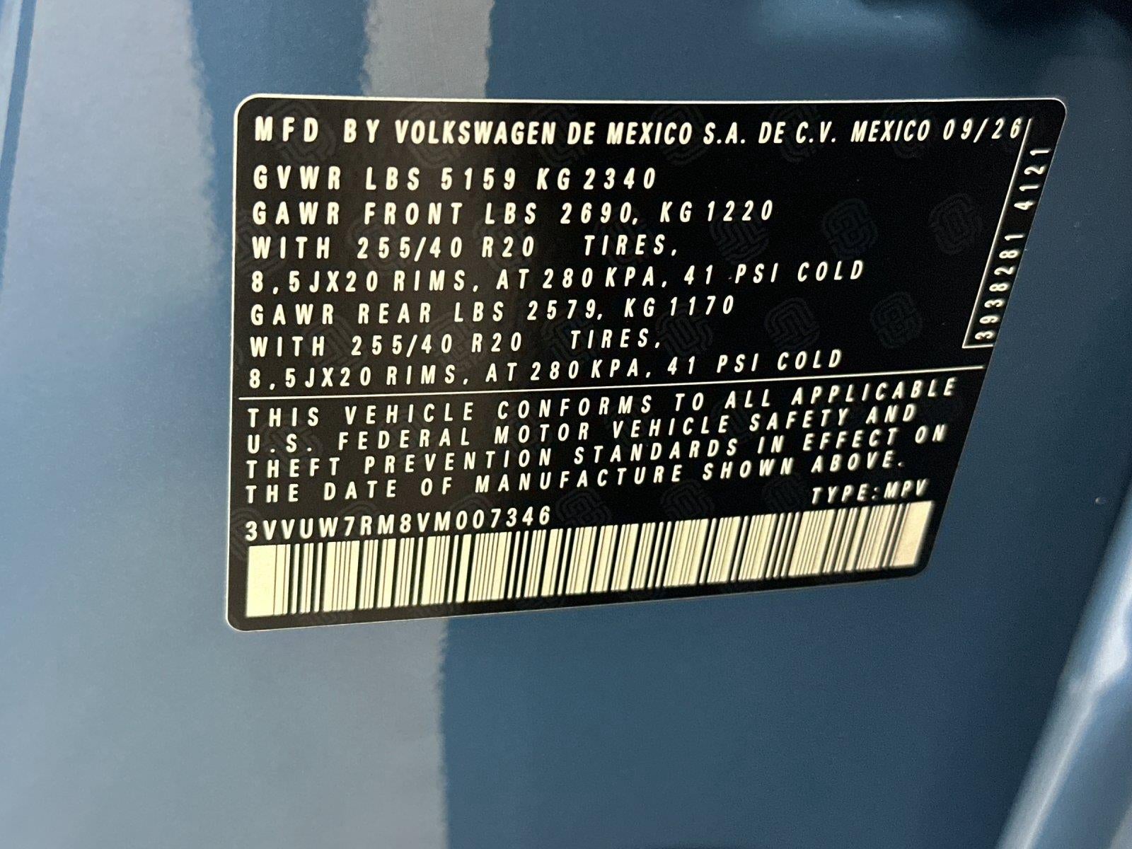 2027 Volkswagen Tiguan SEL R-Line Turbo