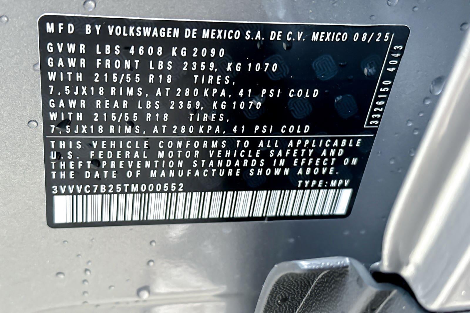 2026 Volkswagen Taos SE