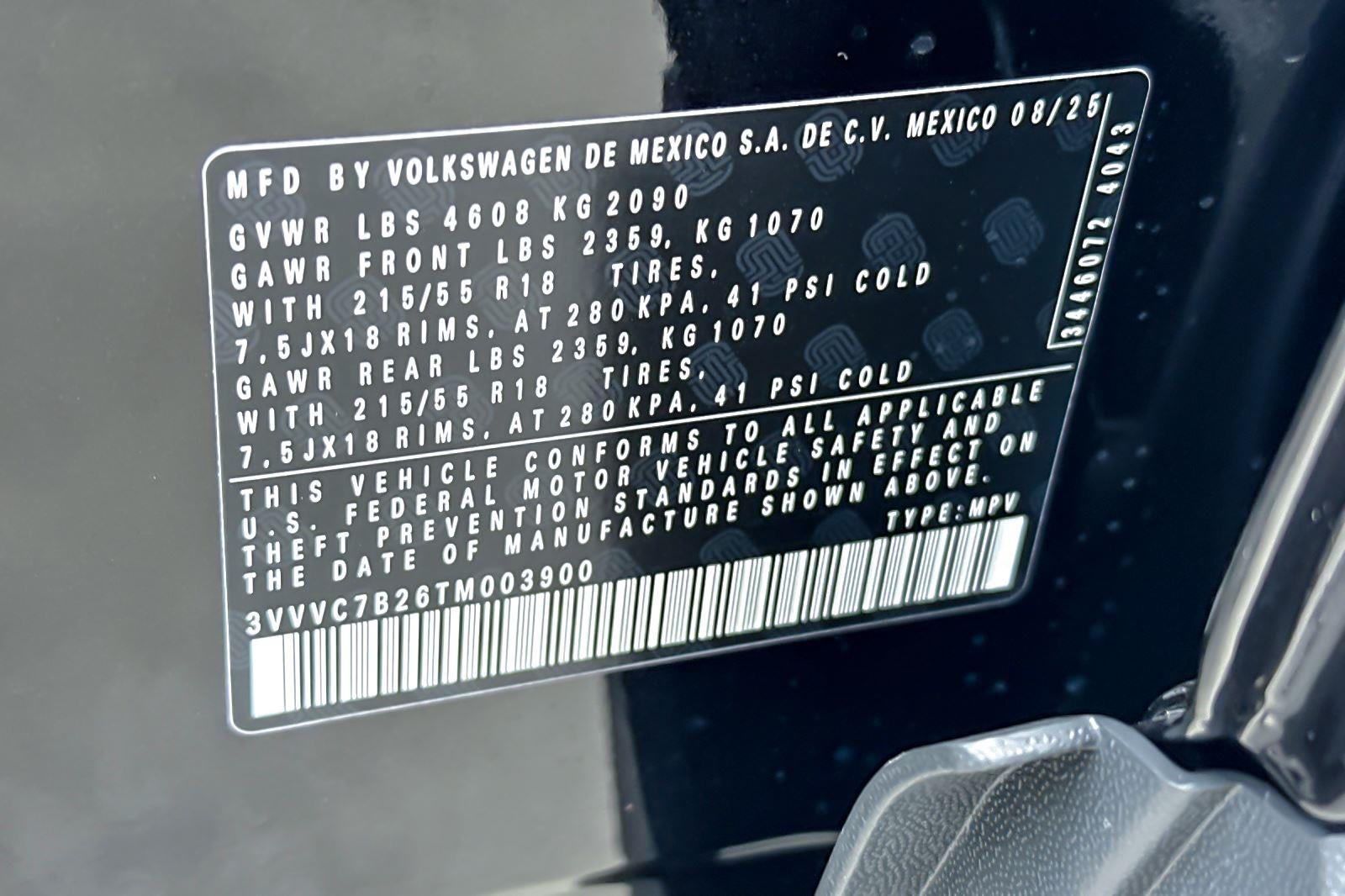 2026 Volkswagen Taos SE