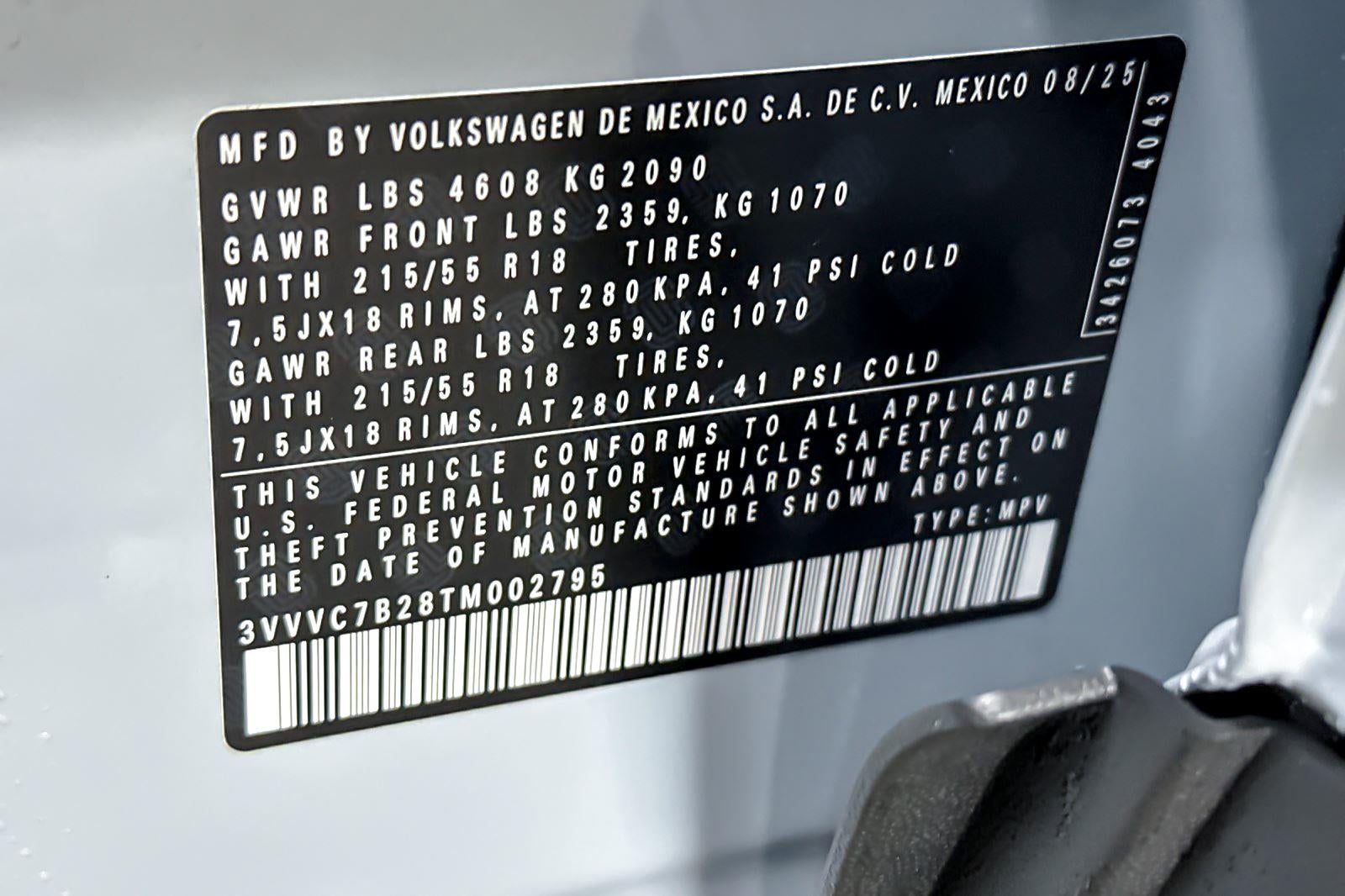 2026 Volkswagen Taos SE