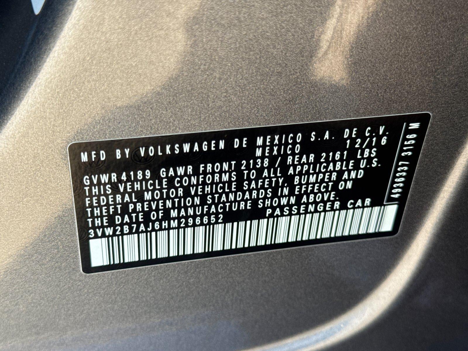 2017 Volkswagen Jetta 1.4T S