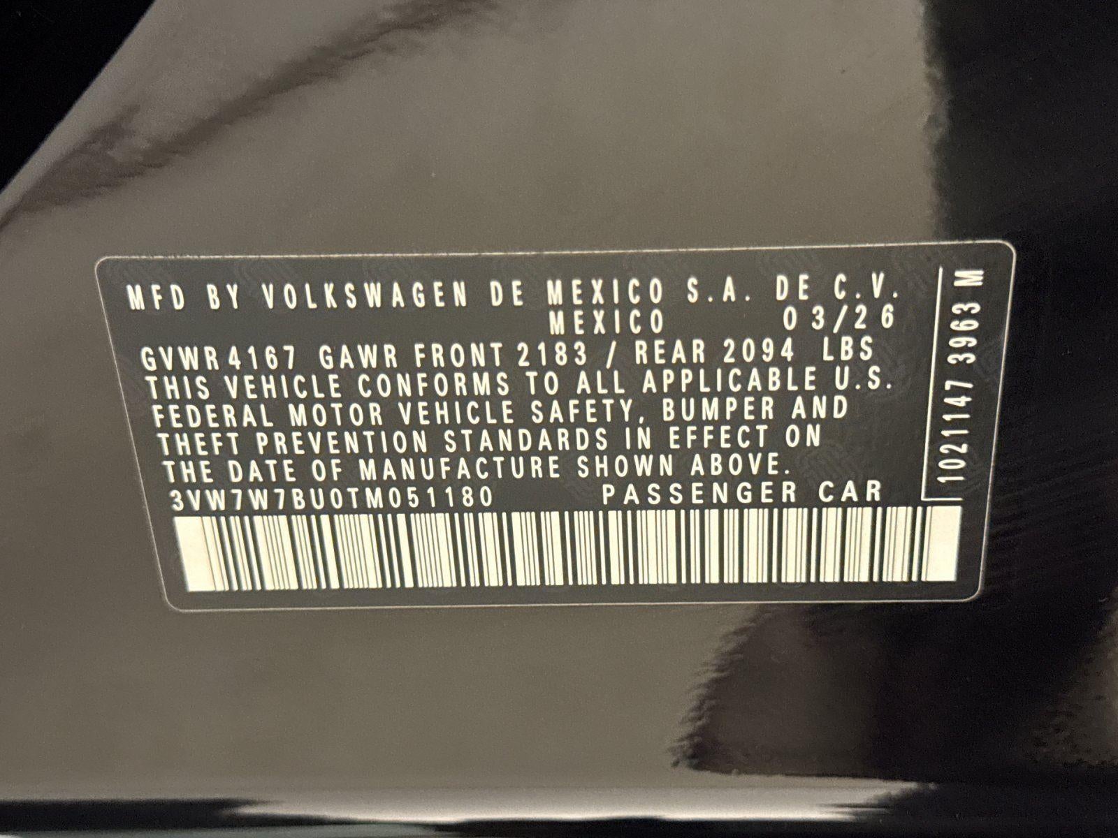 2026 Volkswagen Jetta SE