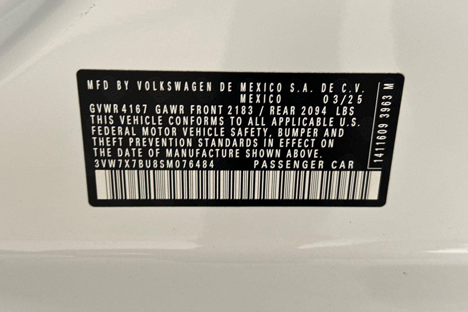 2025 Volkswagen Jetta SE