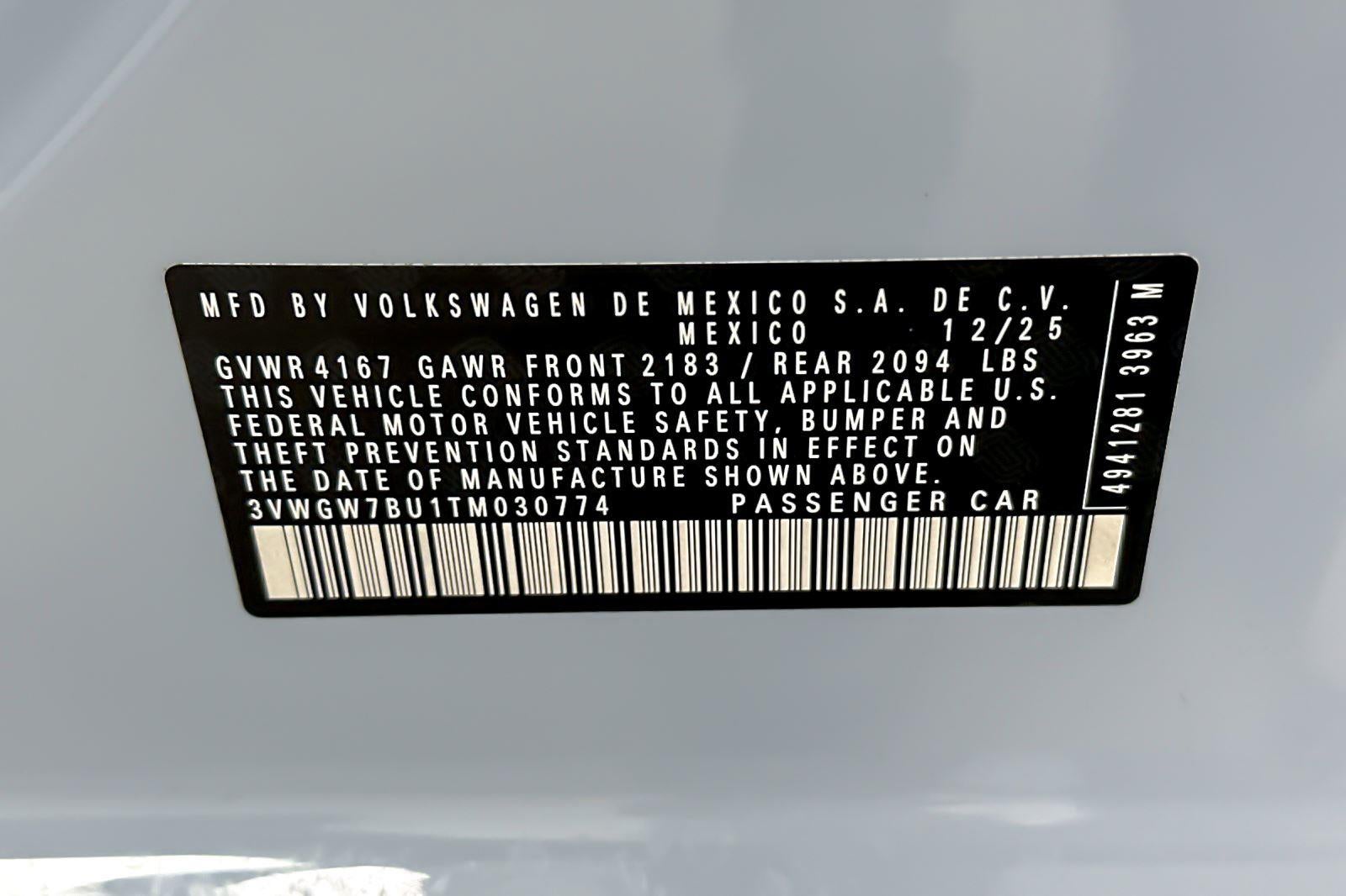 2026 Volkswagen Jetta SEL