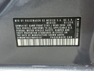 2026 Volkswagen Jetta SEL