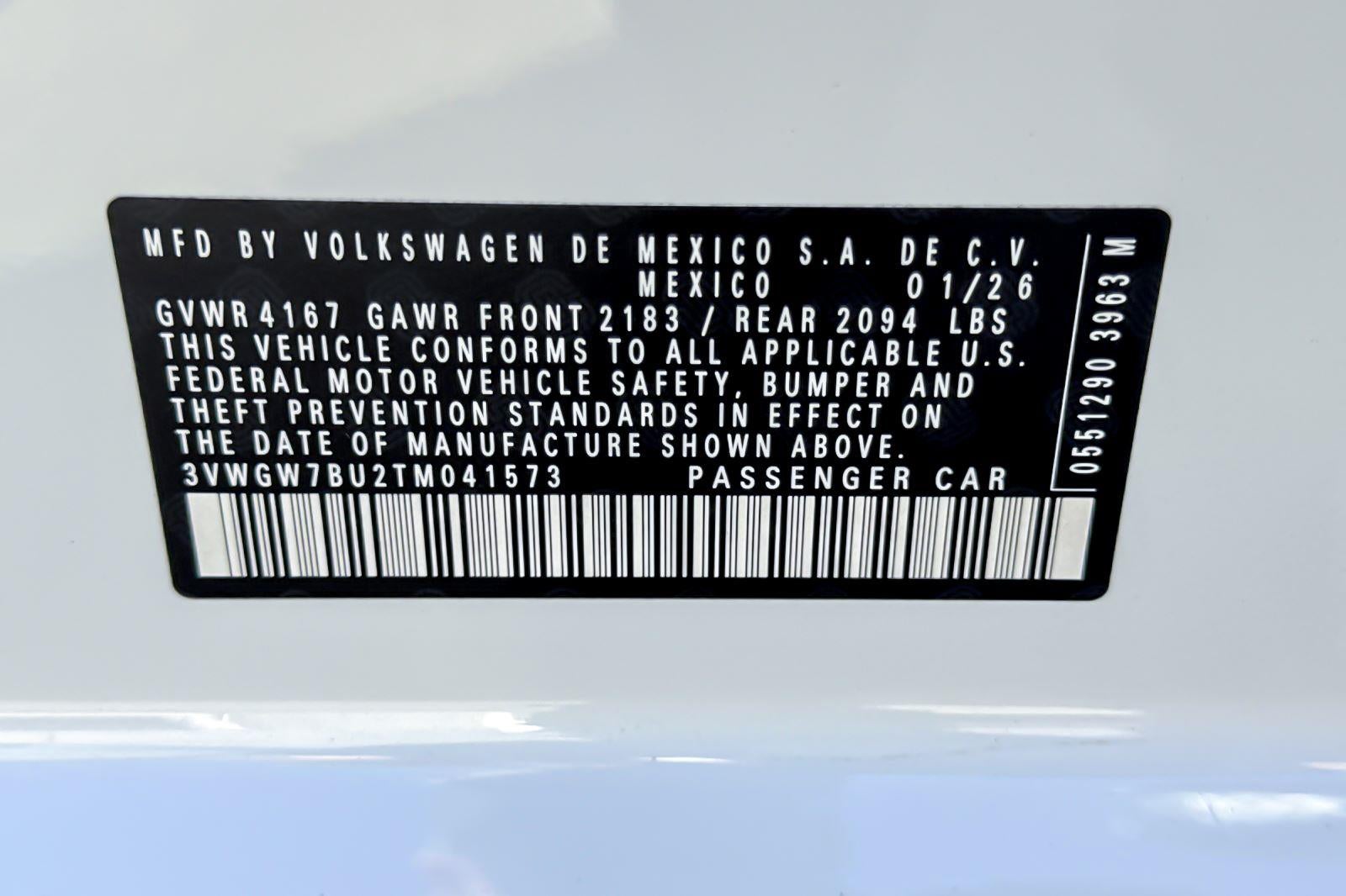 2026 Volkswagen Jetta SEL