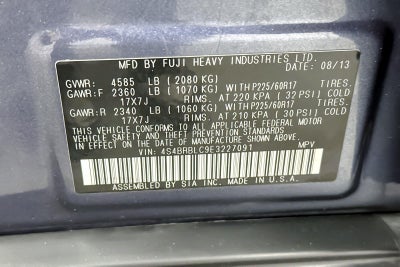 2014 Subaru Outback 2.5i Limited