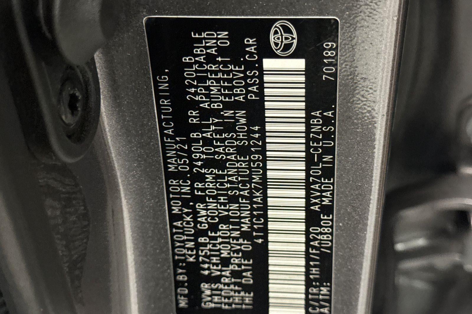 2021 Toyota Camry LE