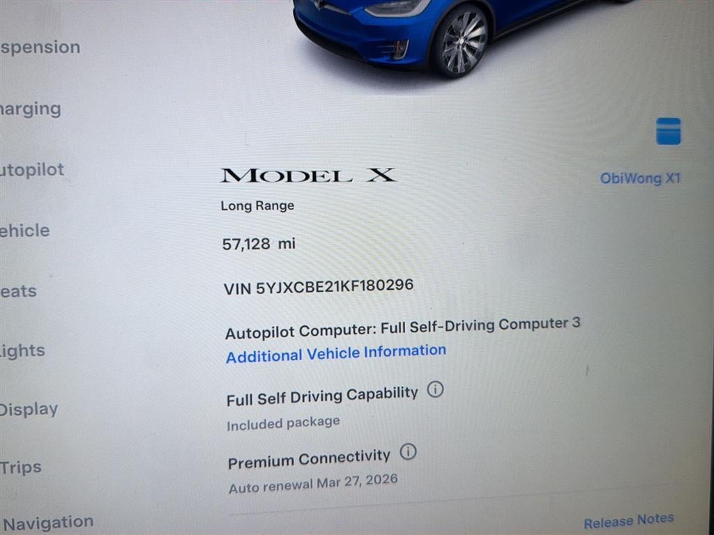 2019 Tesla Model X 75D