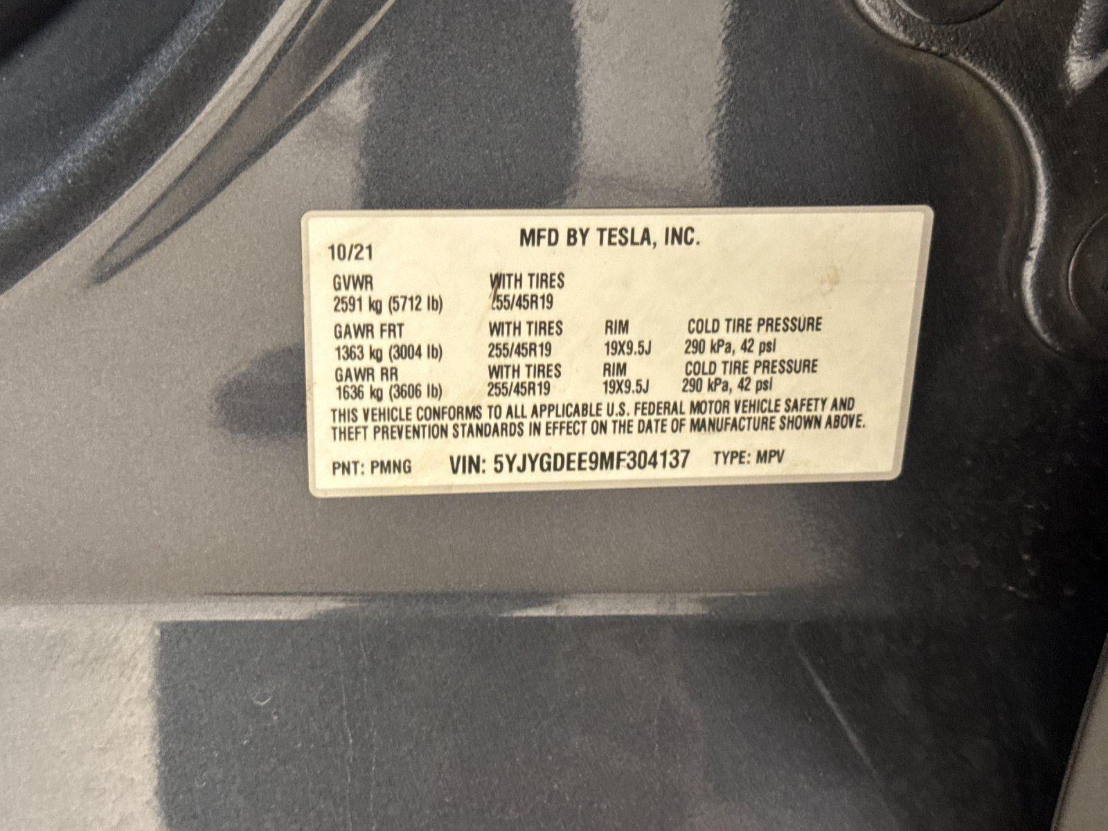 2021 Tesla Model Y Long Range