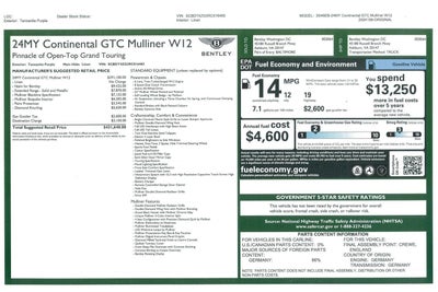 2024 Bentley Continental GT Mulliner W12