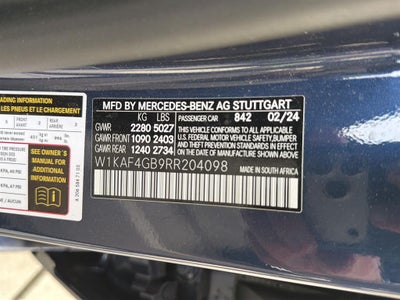 2024 Mercedes-Benz C-Class C 300