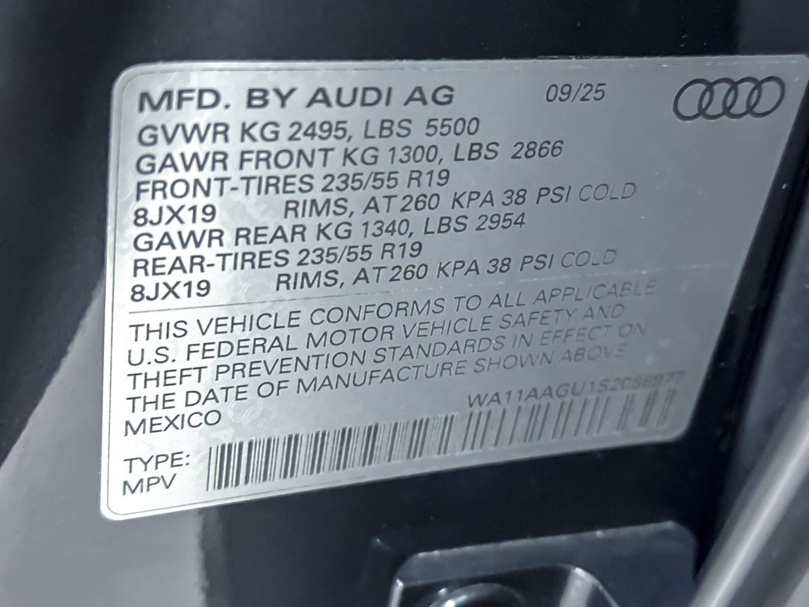2025 Audi Q5 Premium