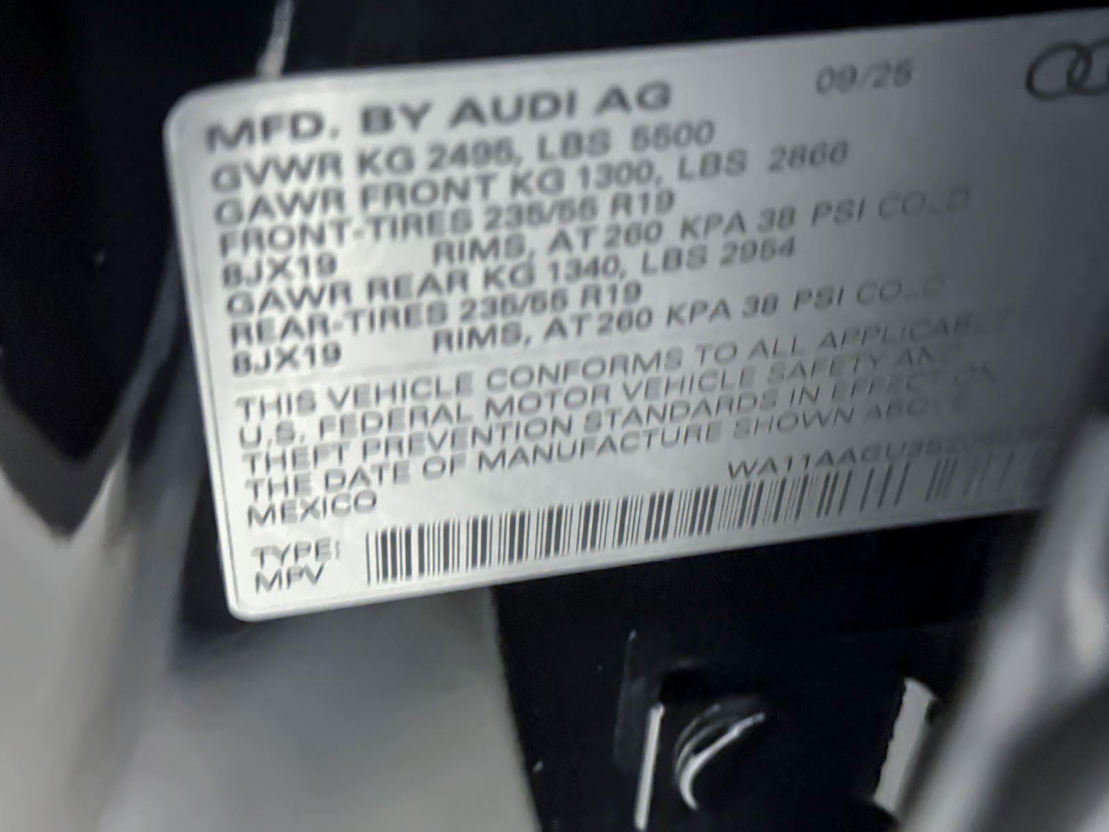 2025 Audi Q5 Premium