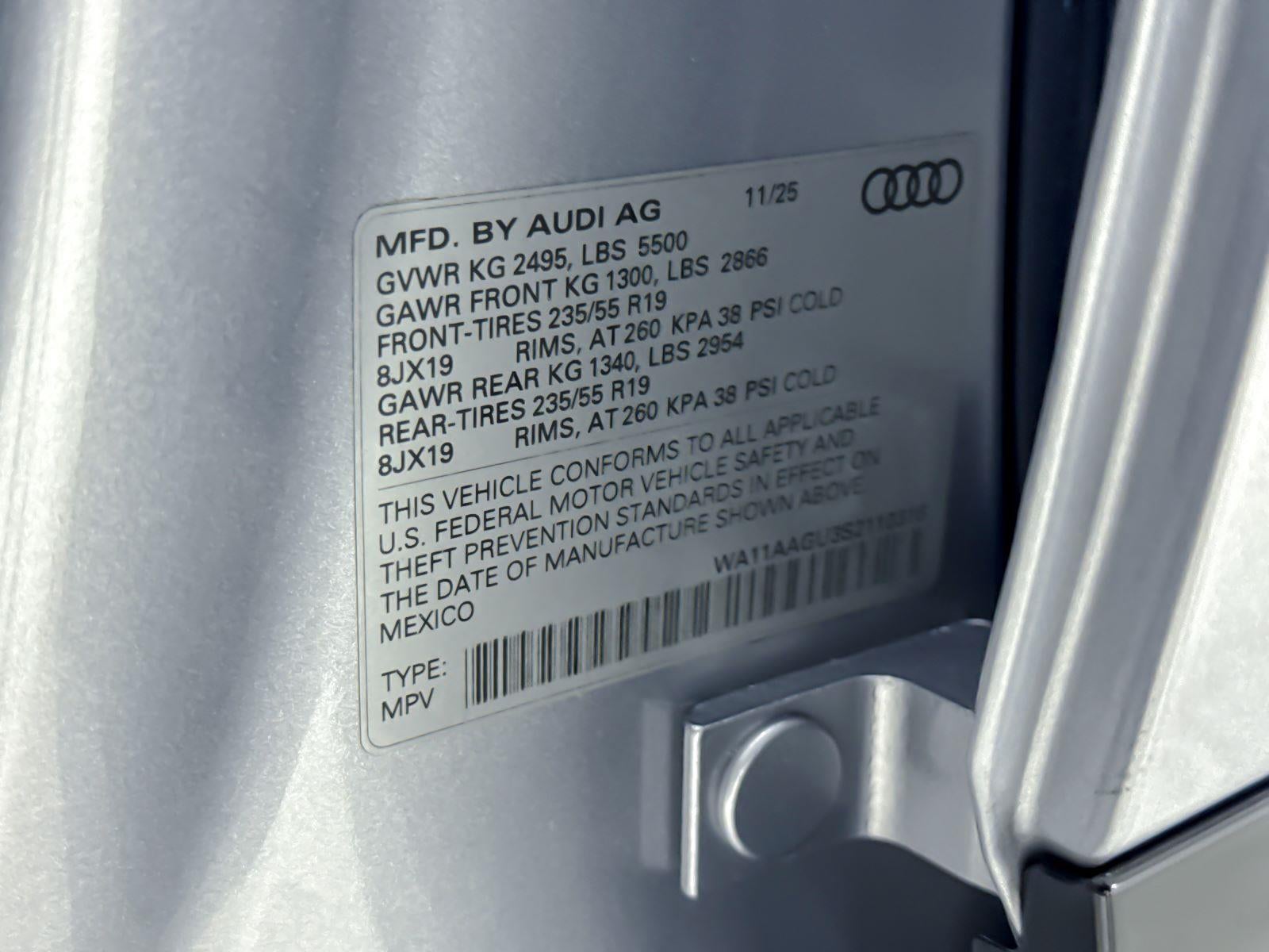 2025 Audi Q5 Premium