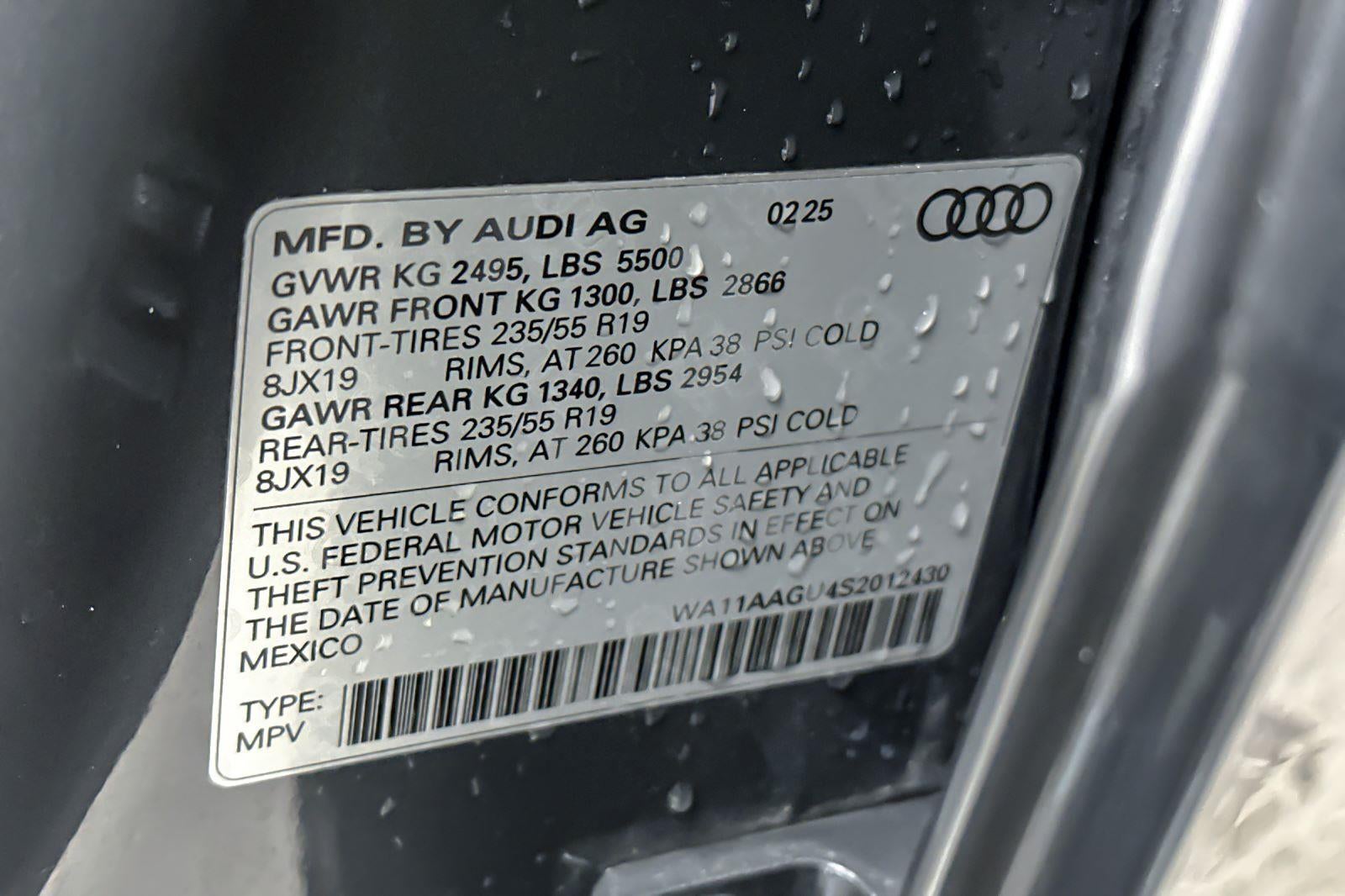 2025 Audi Q5 2.0T quattro Premium