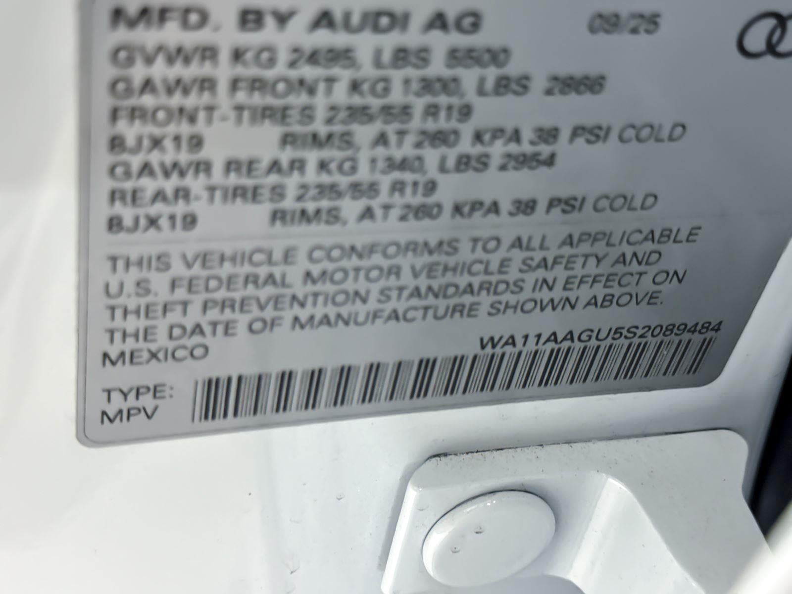 2025 Audi Q5 Premium