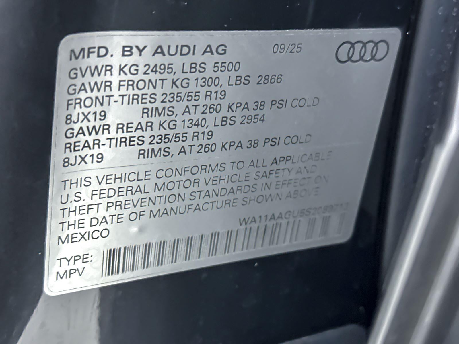 2025 Audi Q5 Premium