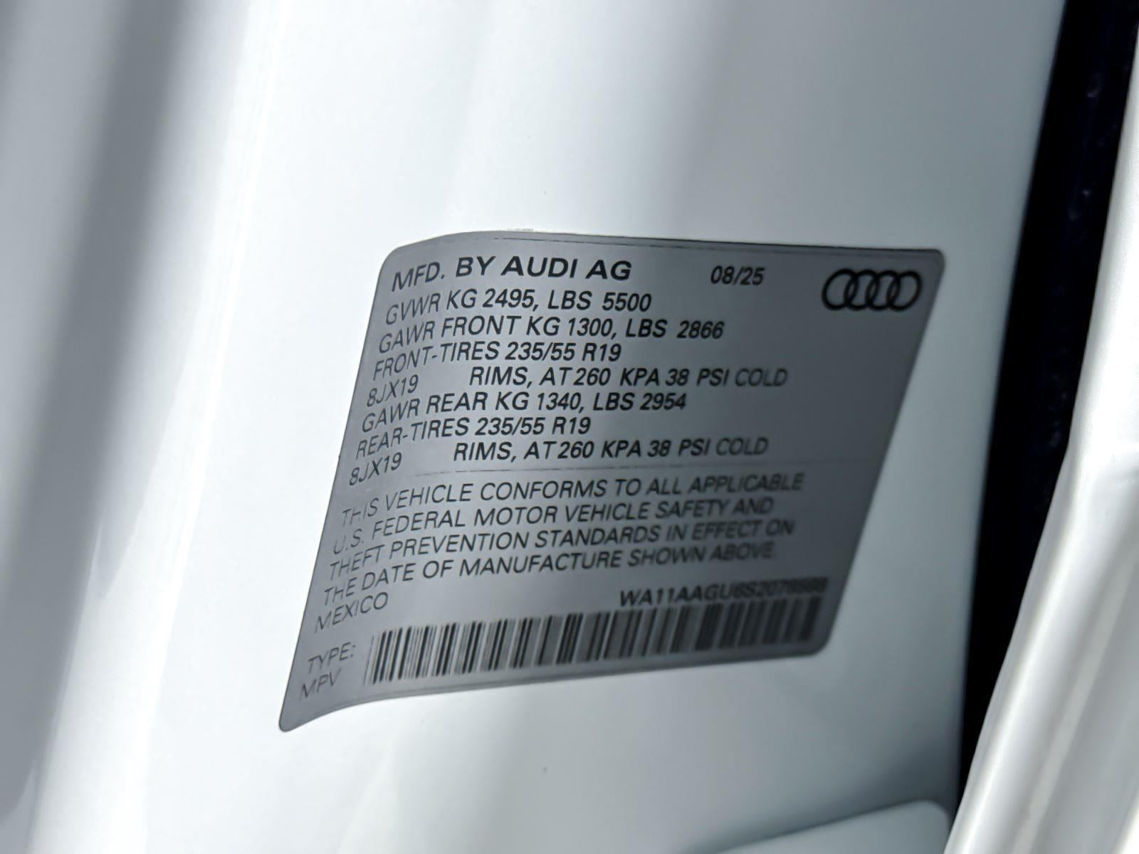 2025 Audi Q5 Premium