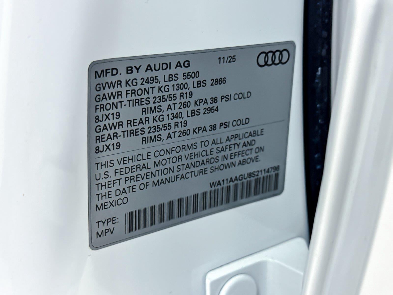 2025 Audi Q5 Premium