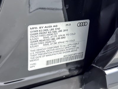2023 Audi Sq5 Sportback Premium Plus