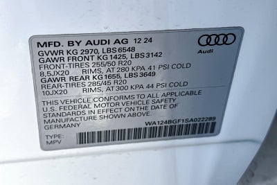 2025 Audi Q6 e-tron Premium Plus