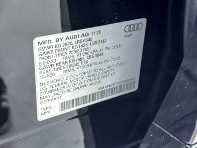 2025 Audi Q6 e-tron Premium Plus