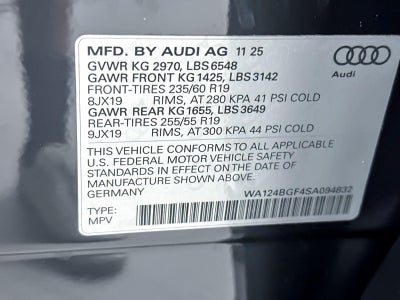 2025 Audi Q6 e-tron Premium Plus