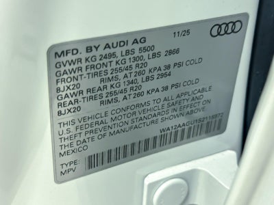 2025 Audi Q5 Premium Plus
