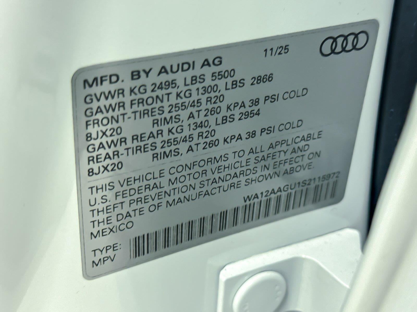 2025 Audi Q5 Premium Plus