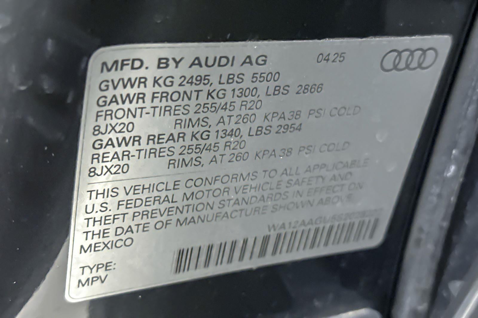 2025 Audi Q5 Premium Plus