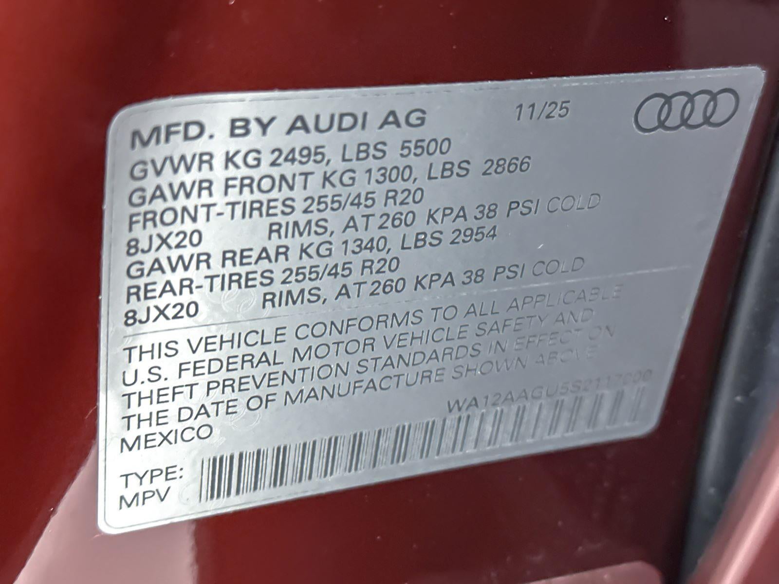 2025 Audi Q5 Premium Plus