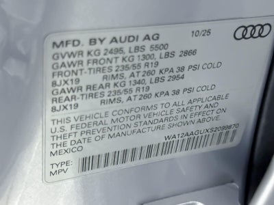 2025 Audi Q5 Premium Plus