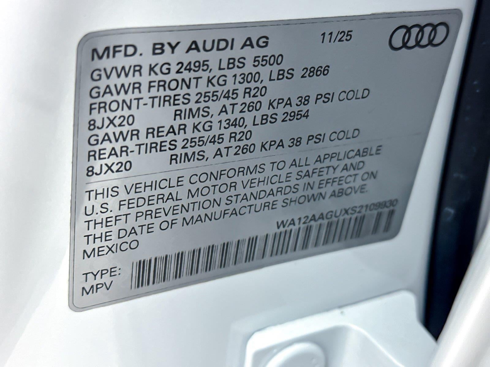2025 Audi Q5 Premium Plus