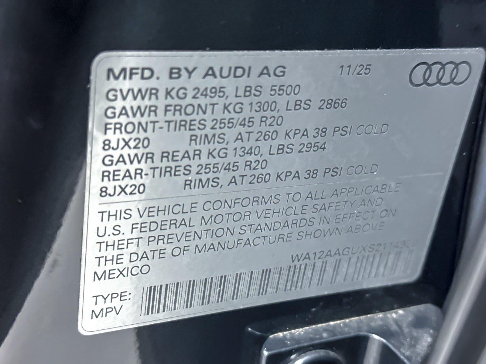 2025 Audi Q5 Premium Plus