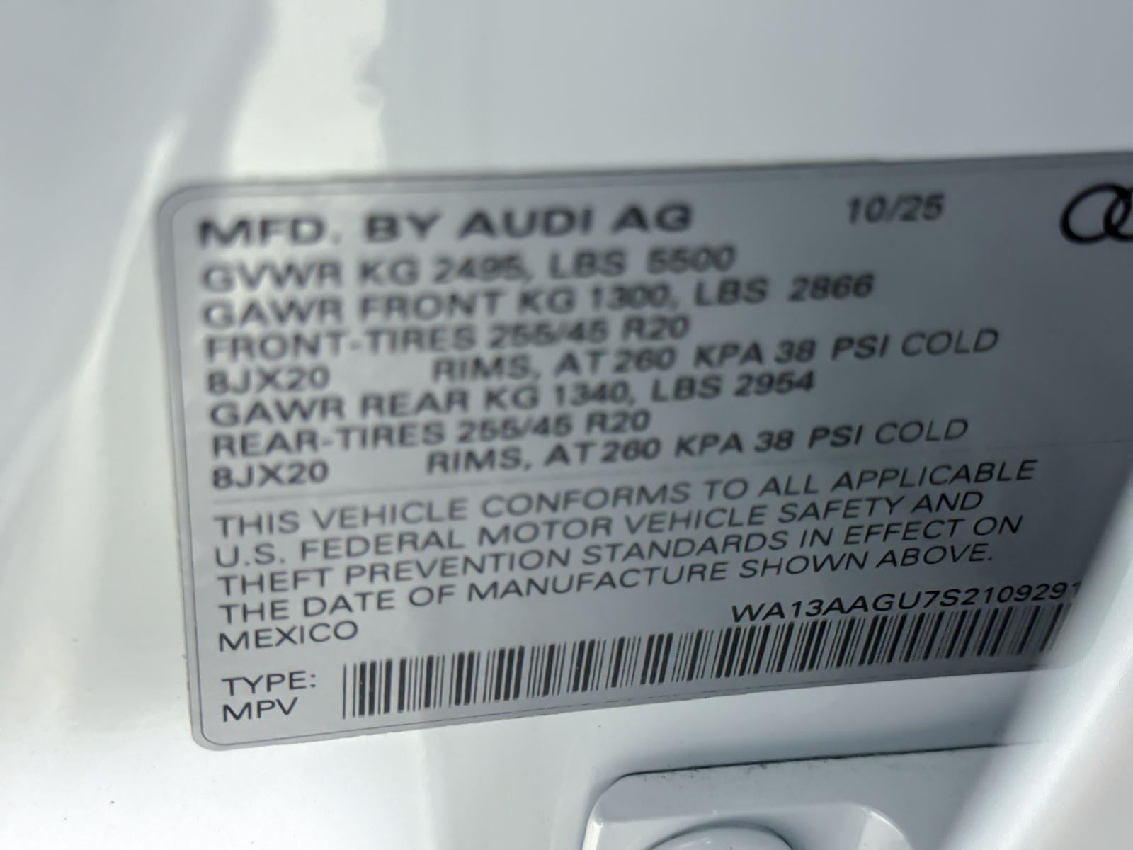 2025 Audi Q5 Prestige