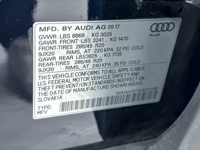 2018 Audi Q7 Premium