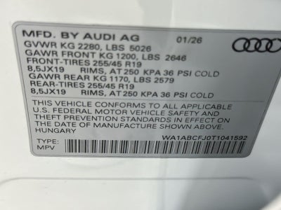 2026 Audi Q3 S line