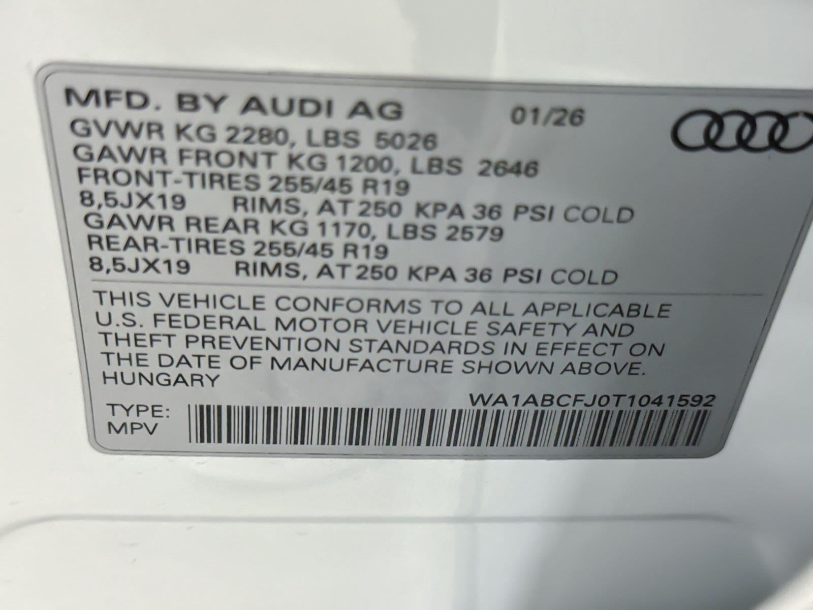 2026 Audi Q3 S line