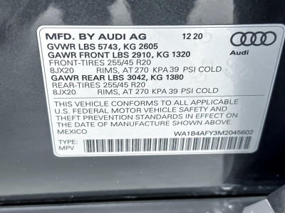 2021 Audi Sq5 Premium Plus