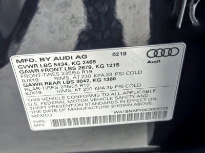 2019 Audi Q5 Premium Plus