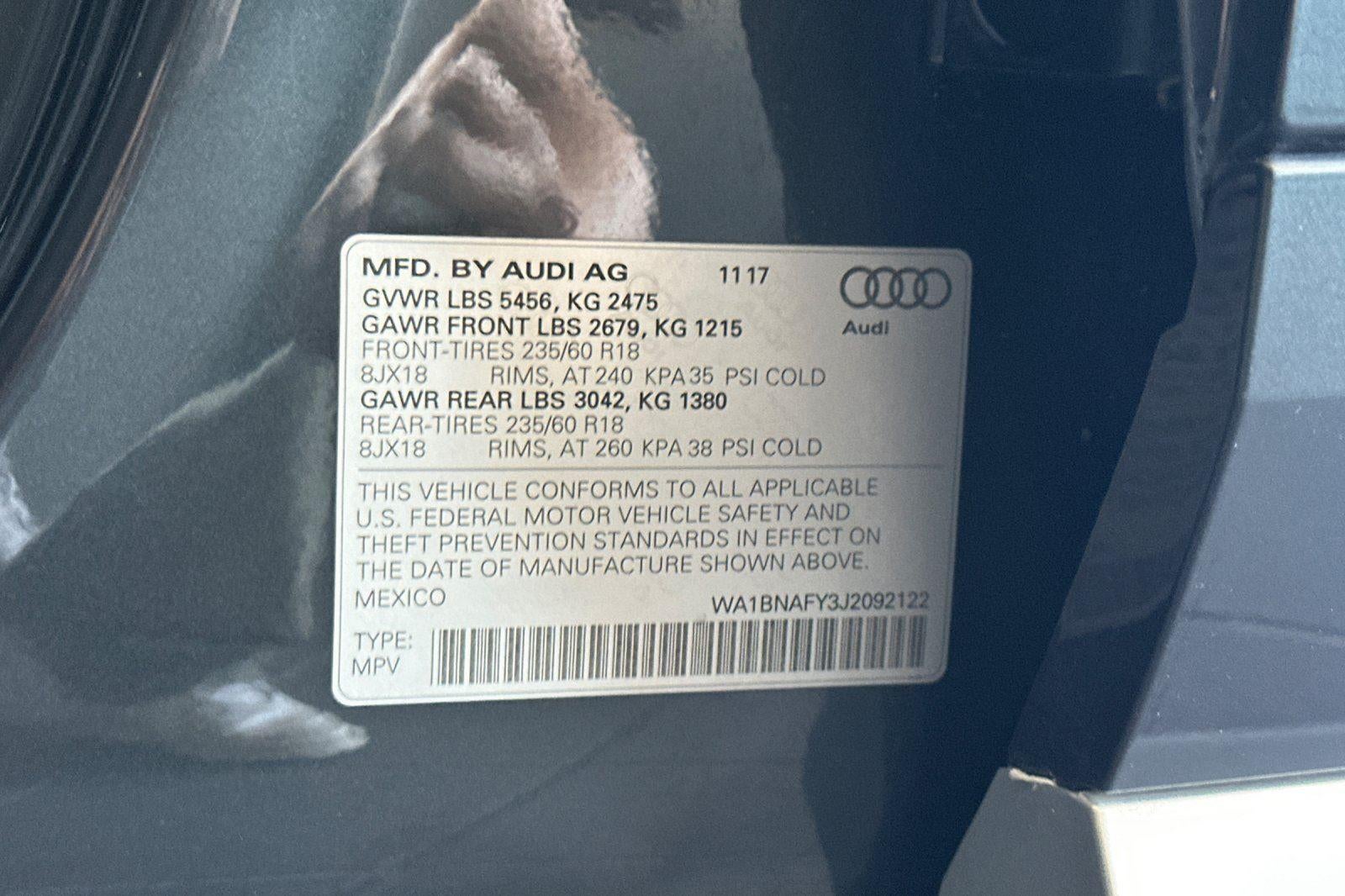 2018 Audi Q5 Premium Plus