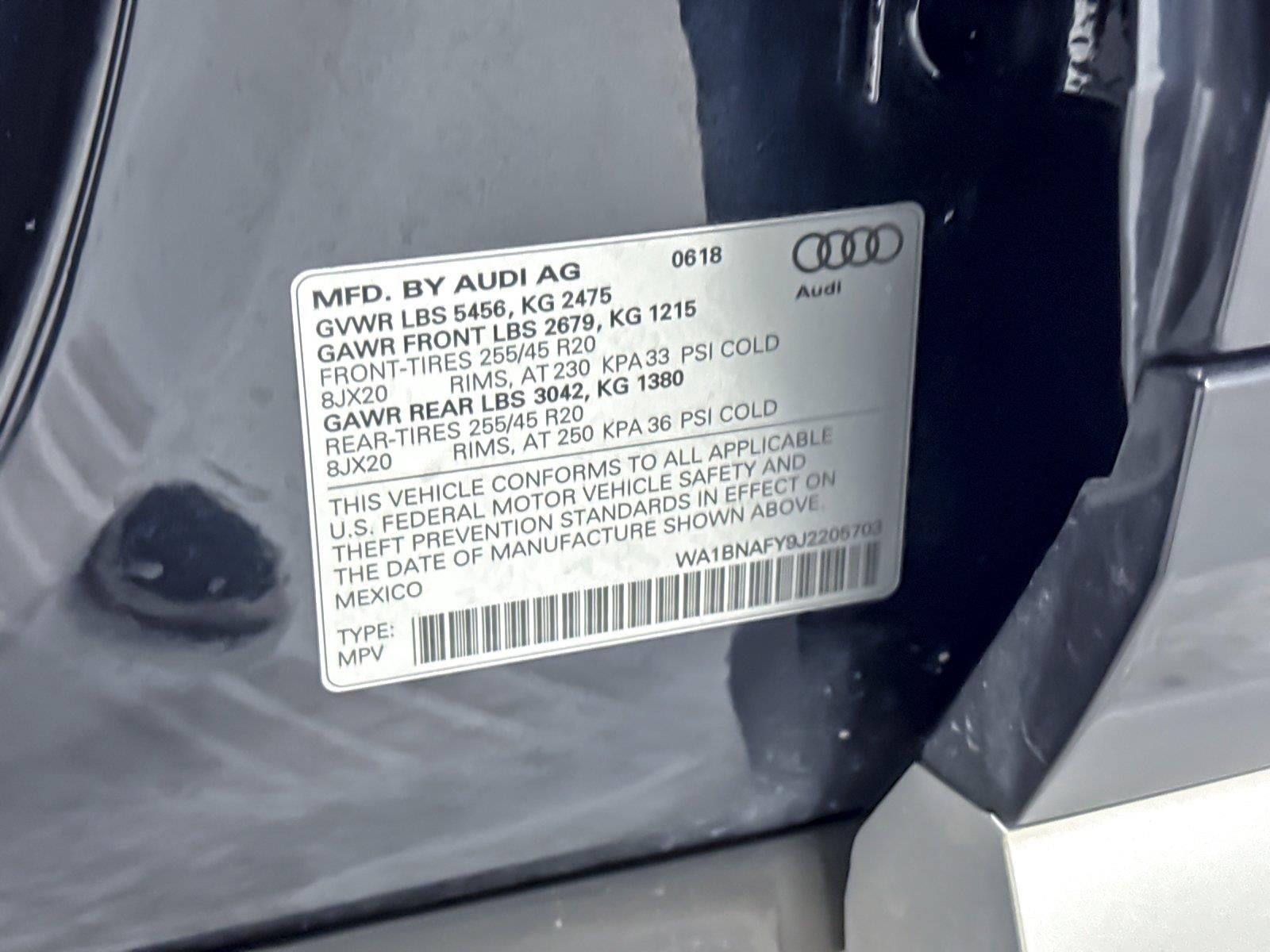 2018 Audi Q5 Premium Plus