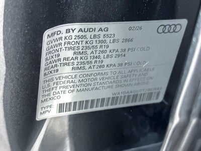 2026 Audi Q5 Sportback Premium