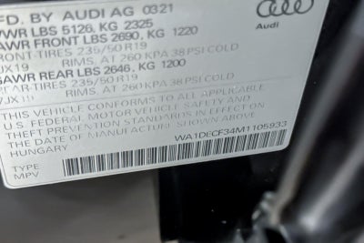 2021 Audi Q3 S line Premium